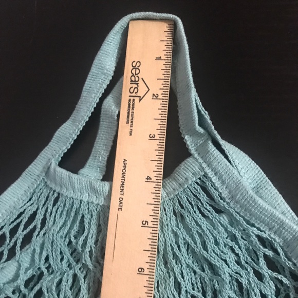 **last one** Teal Mesh Net Produce Shopping Bag - Picture 5 of 5